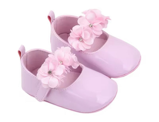 Baletas flores bebé