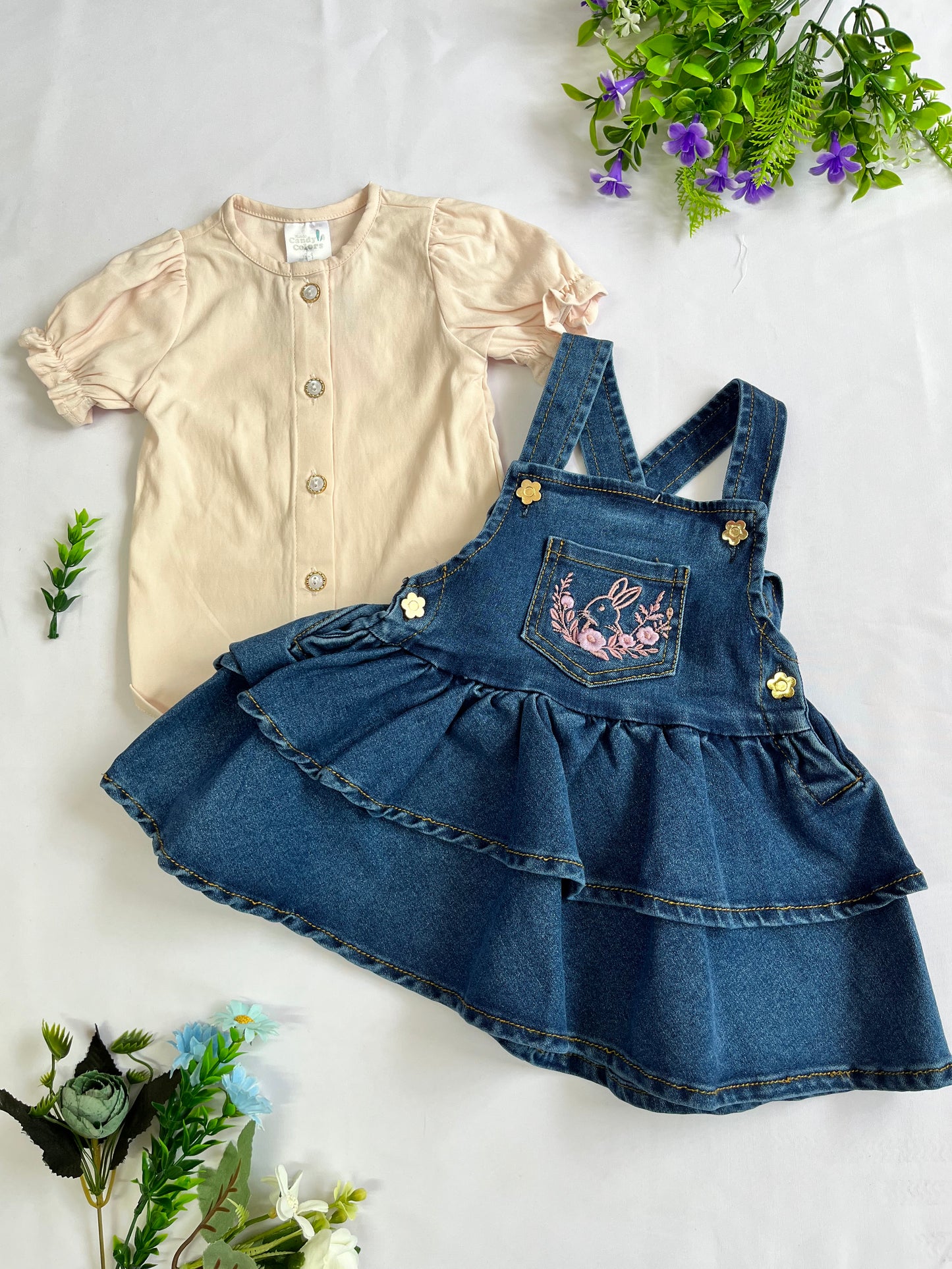 Conjunto braga jean