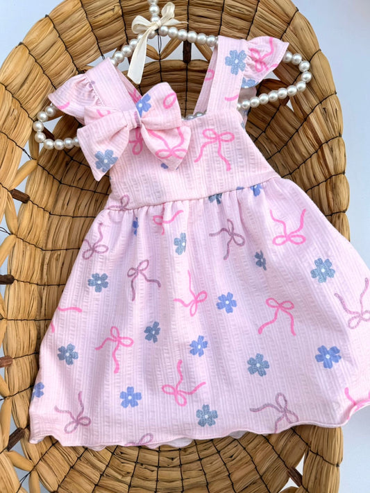 Vestido lazo pinticas