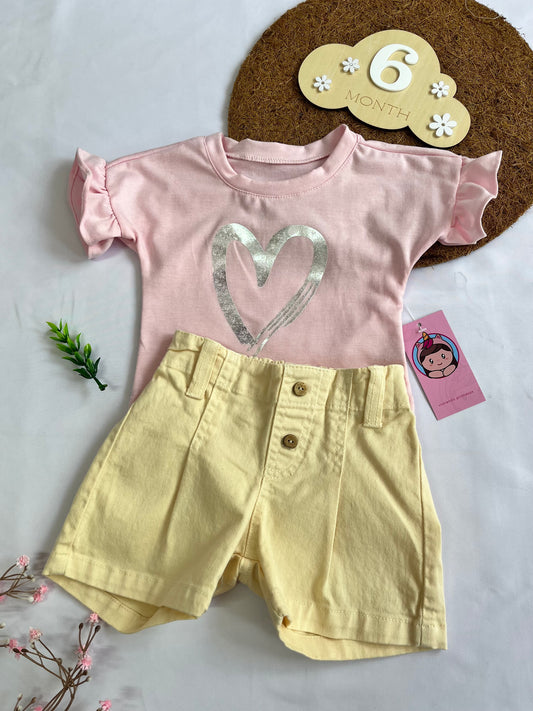 Conjunto short corazón