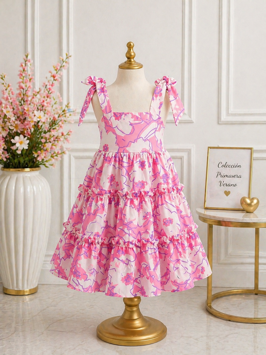 Vestido Rosa Amelia