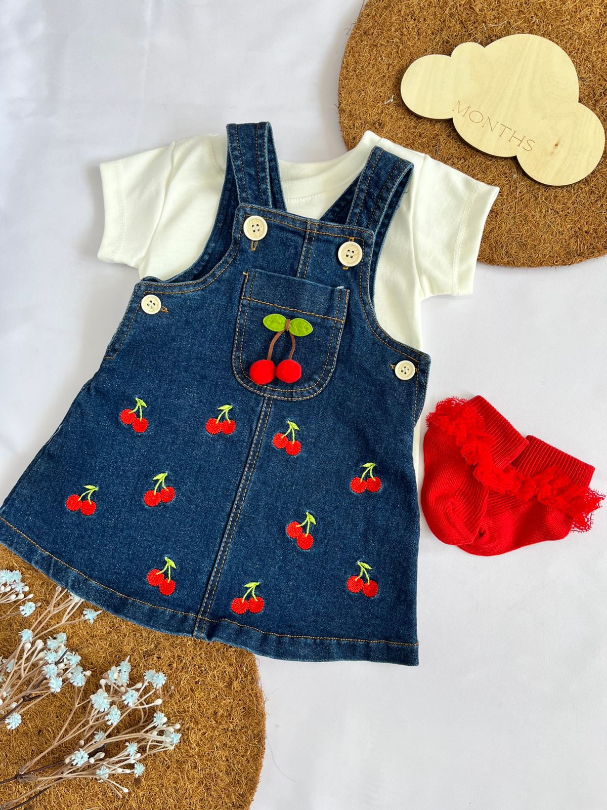 Conjunto Braga Cerezas Maju