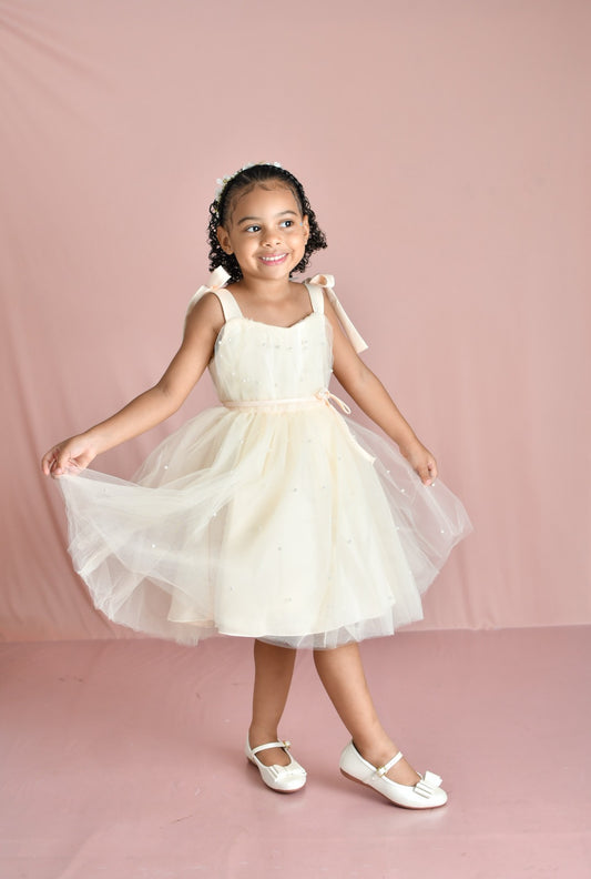 Vestido Fiesta Perlas