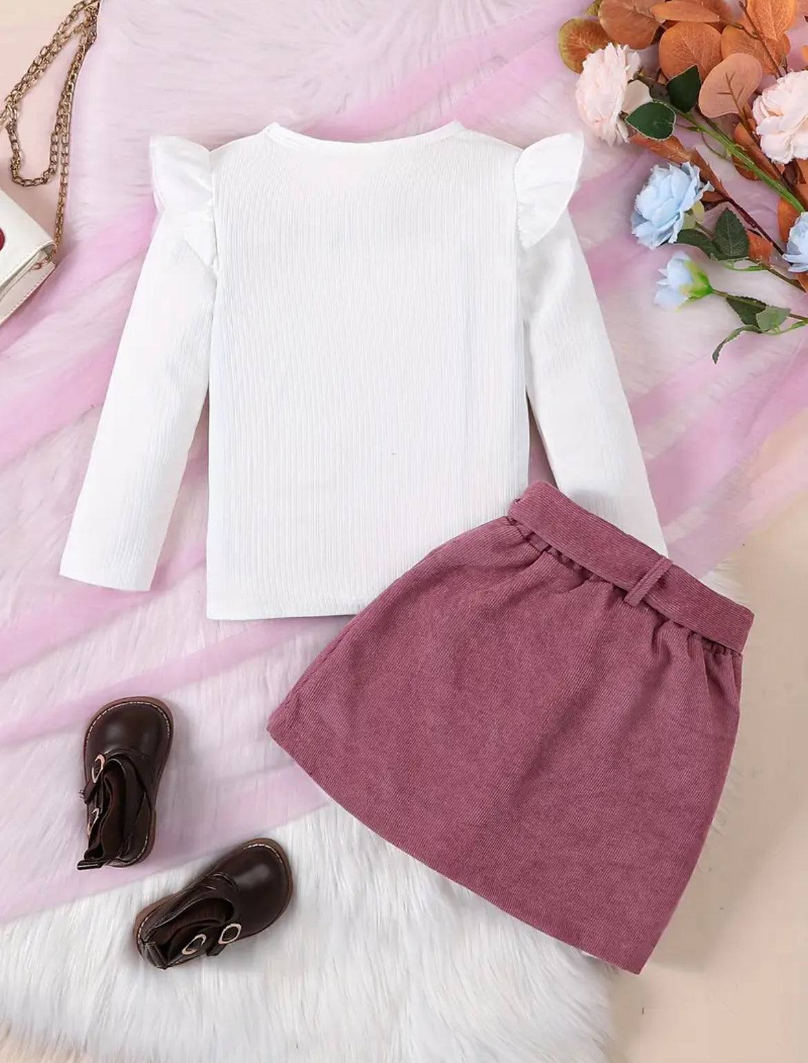 Conj falda Rick Violeta