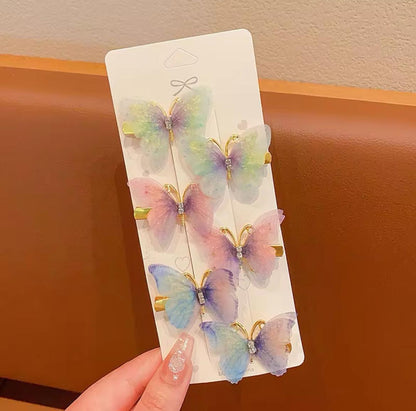 Set X6 pinzas mariposa