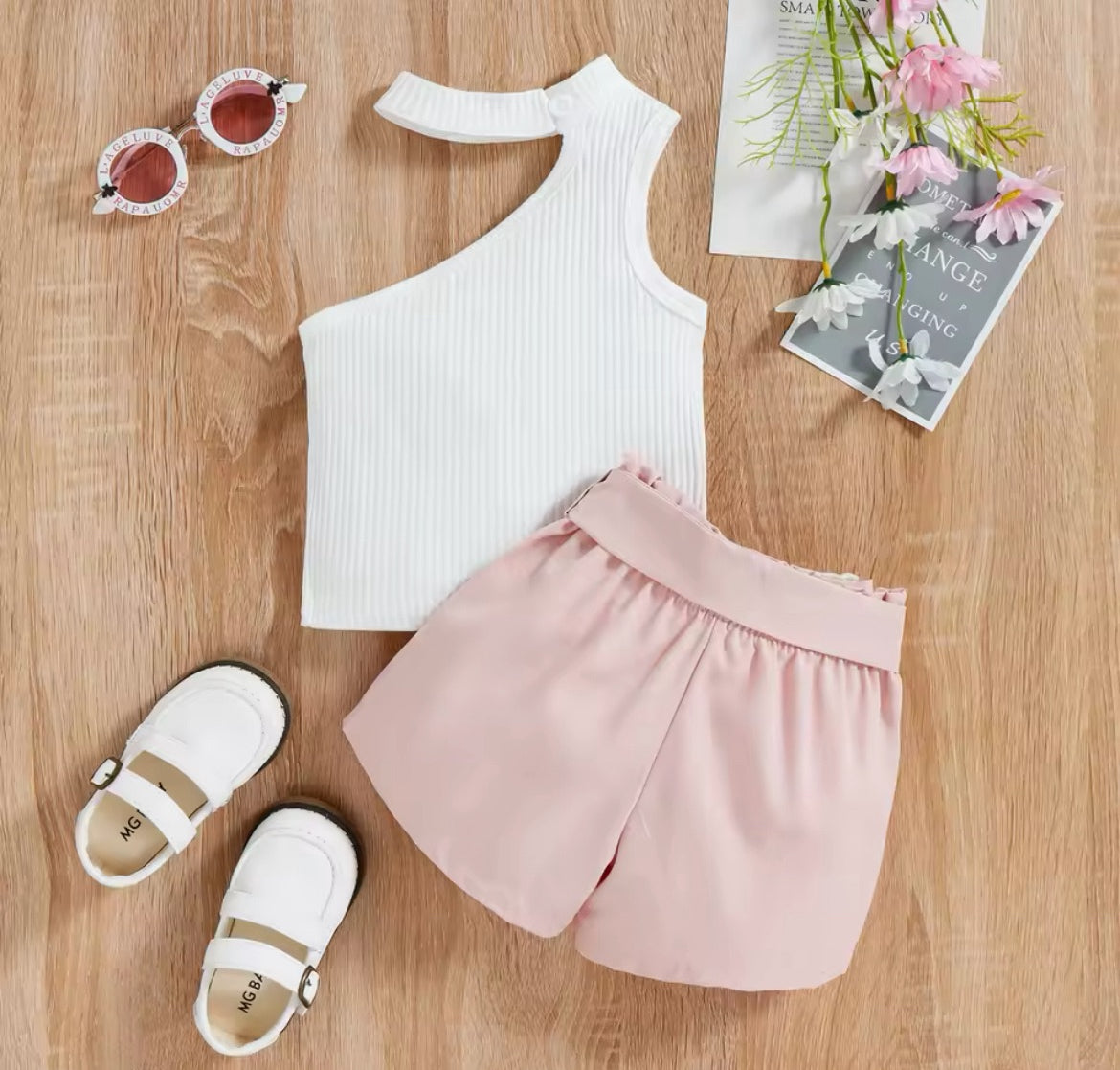Conjunto short medio beso