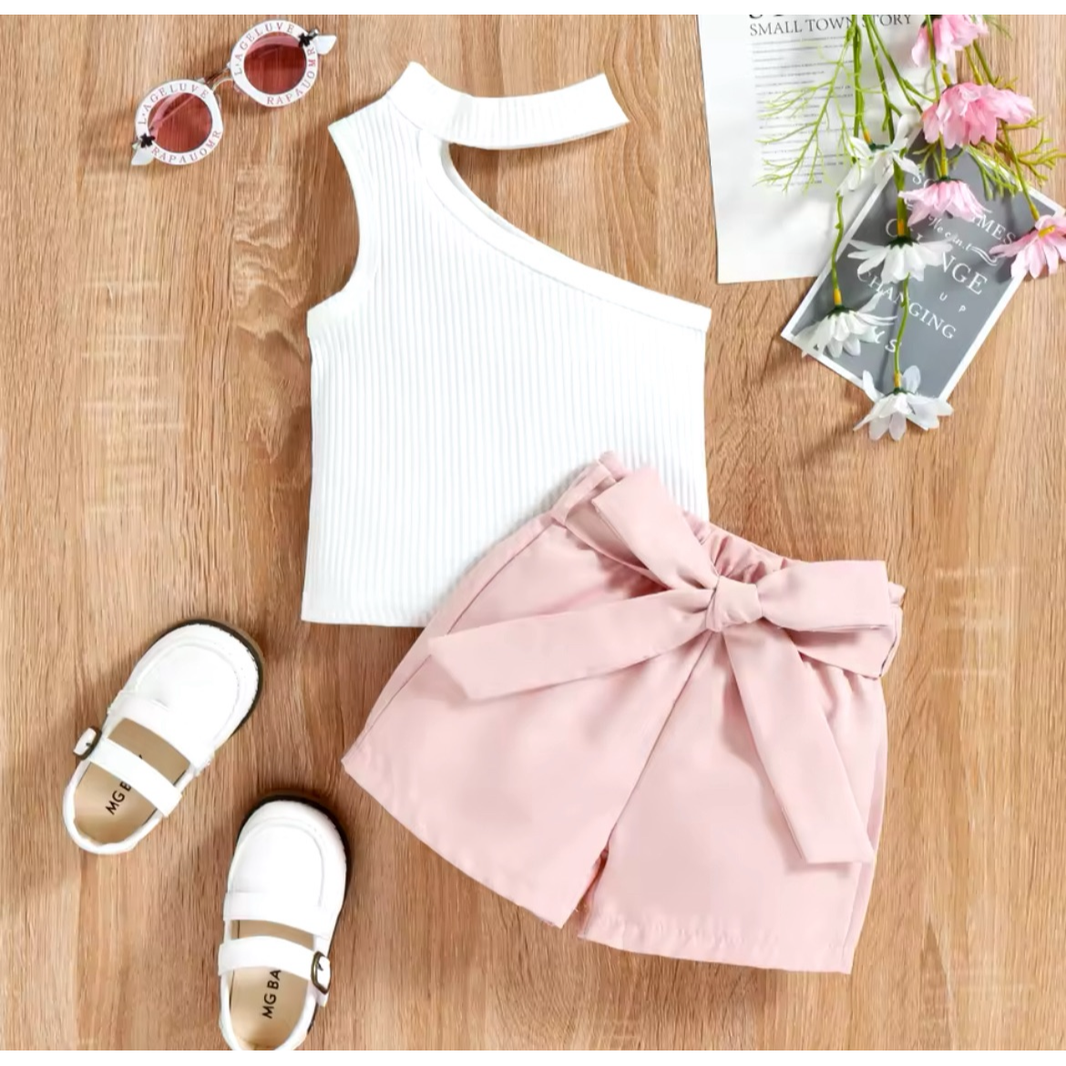 Conjunto short medio beso