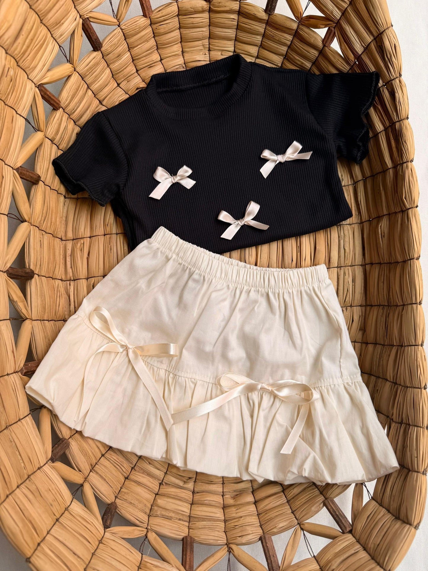 Conjunto falda globo