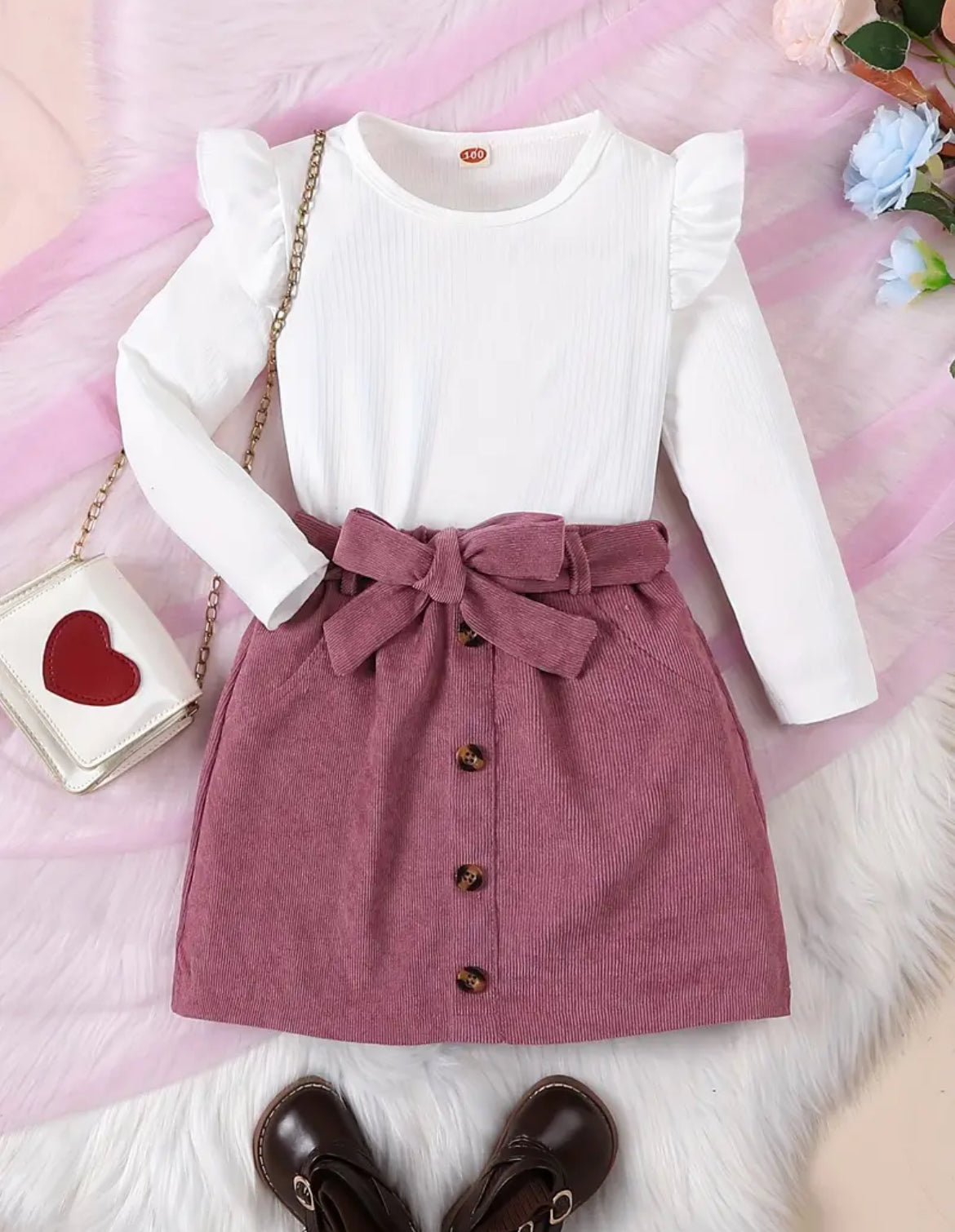 Conj falda Rick Violeta