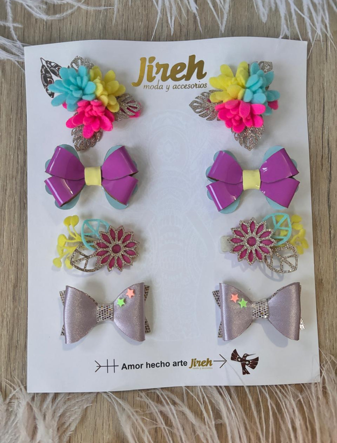 Set pinzas Abigail