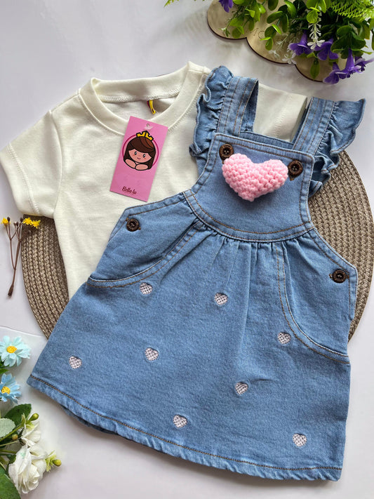 Conj. Braga Corazón Tejido Maju