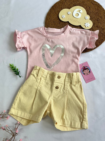 Conjunto short corazón