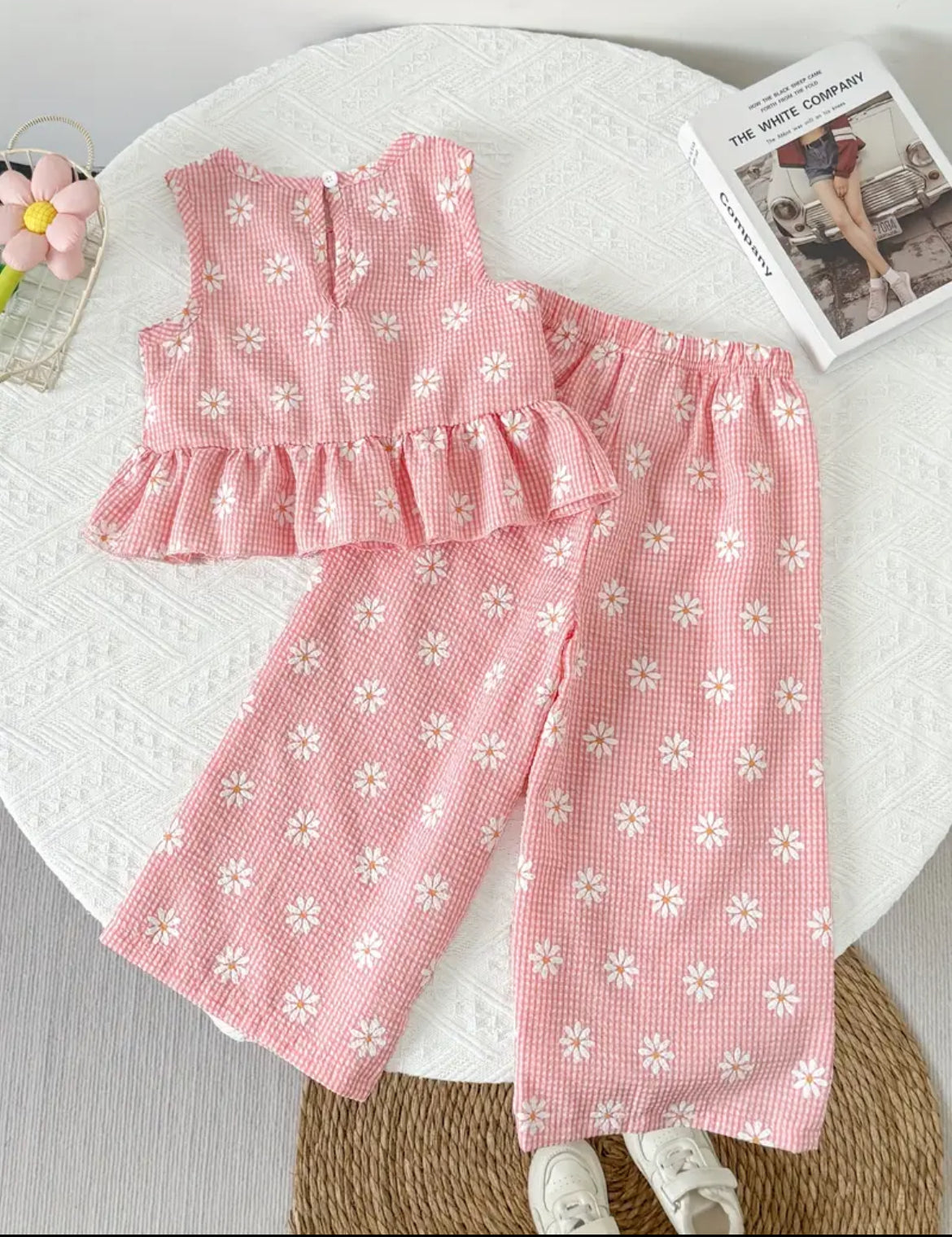 Conj Pantalón Florecitas