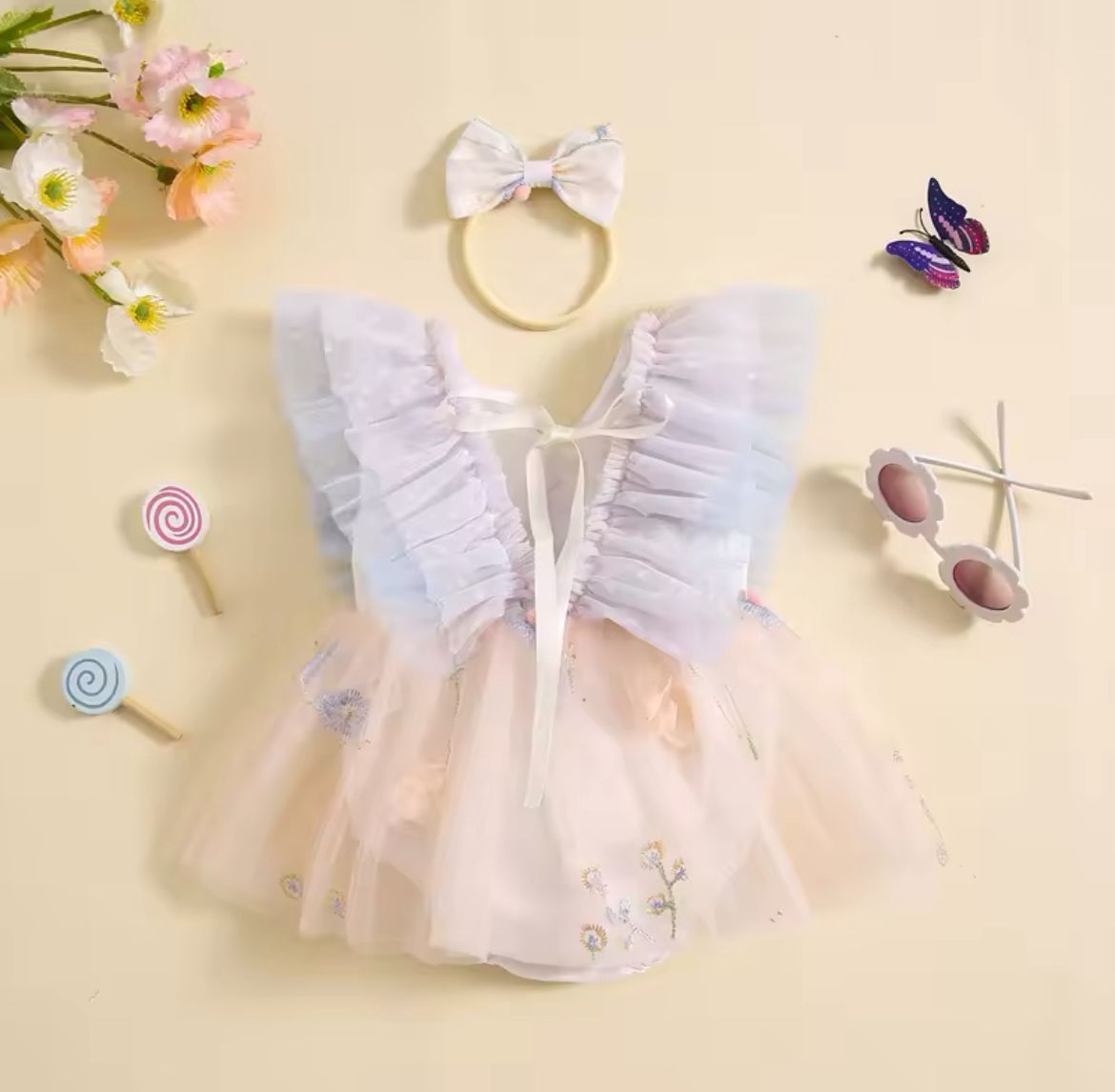 Vestido Asoleador Mariposas