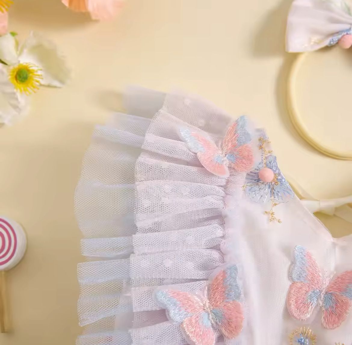 Vestido Asoleador Mariposas