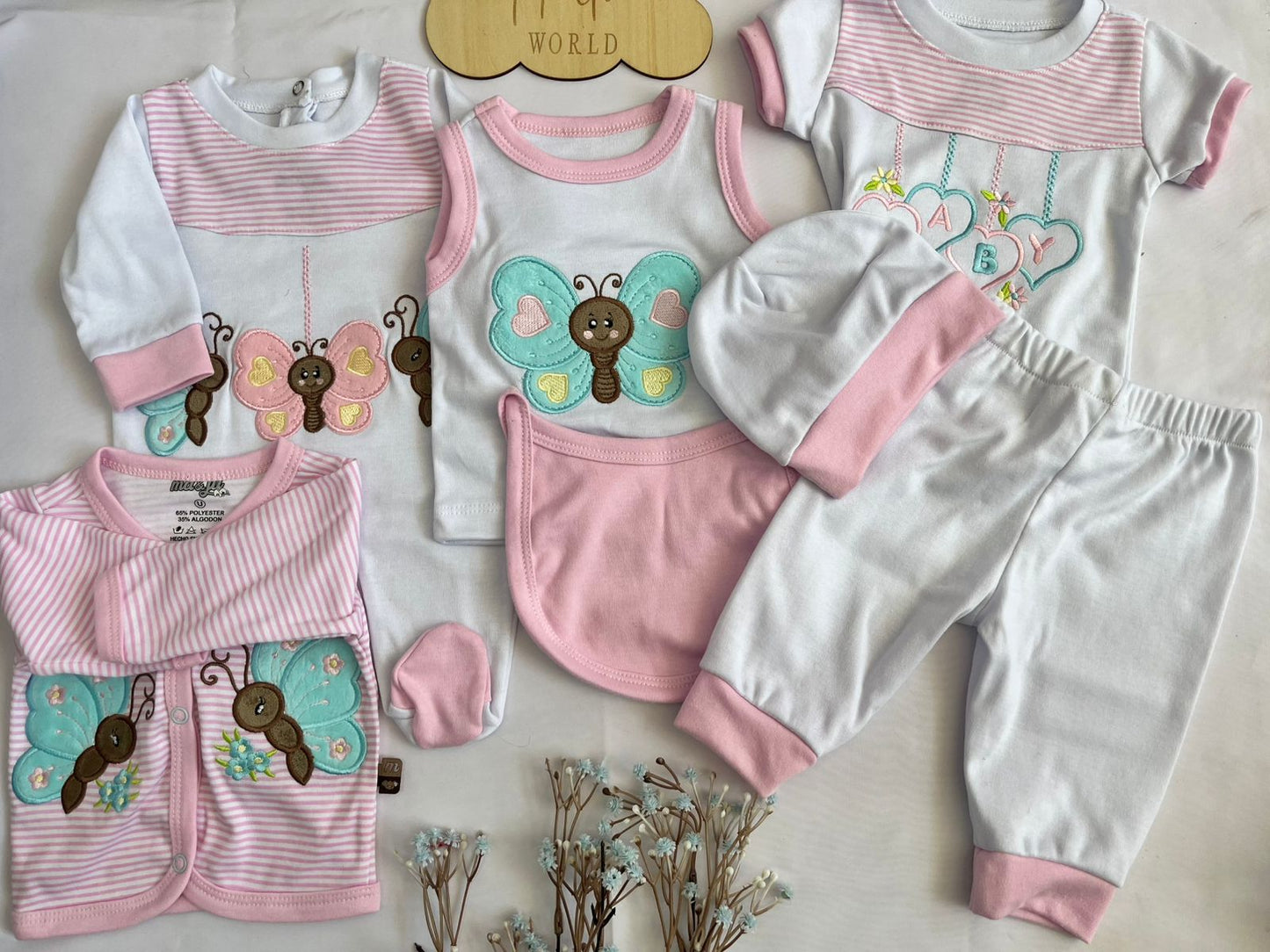 Set Primer Día Mariposas