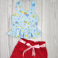 Conjunto Short Flores Ferch