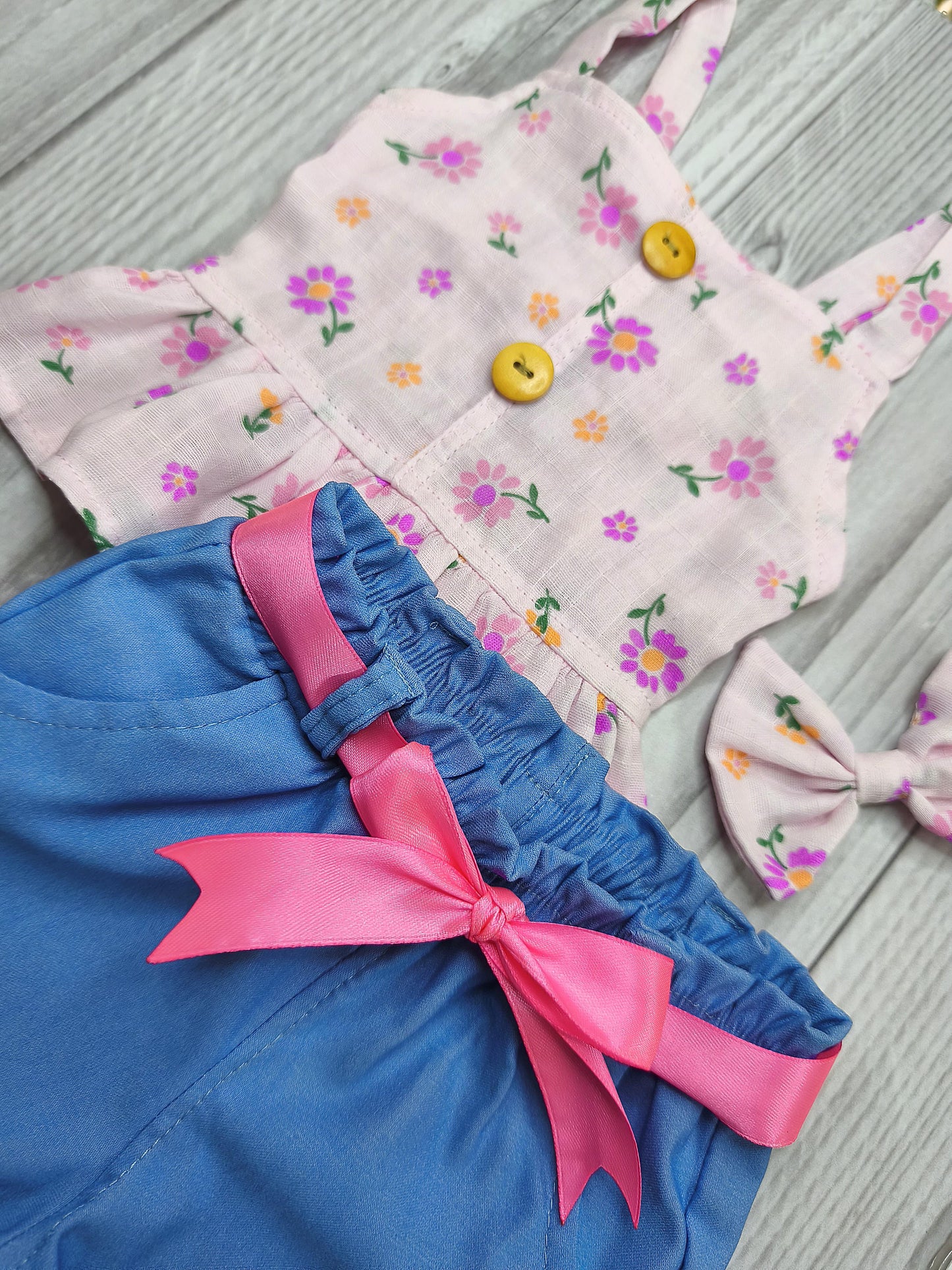 Conjunto Short Flores Ferch