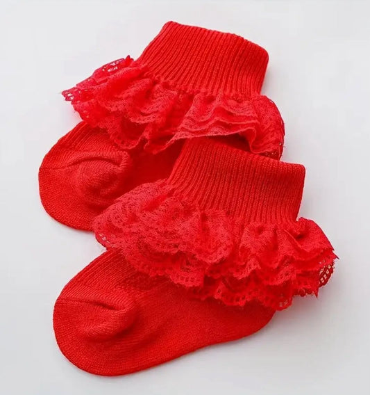 Medias Tobilleras Encaje