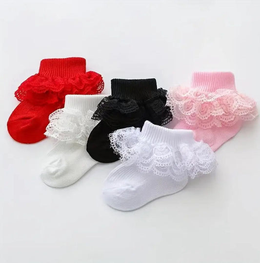 Medias Tobilleras Encaje