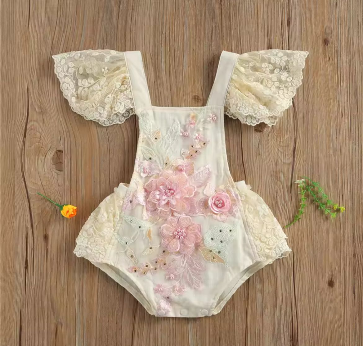 Asoleador Flores Bordado