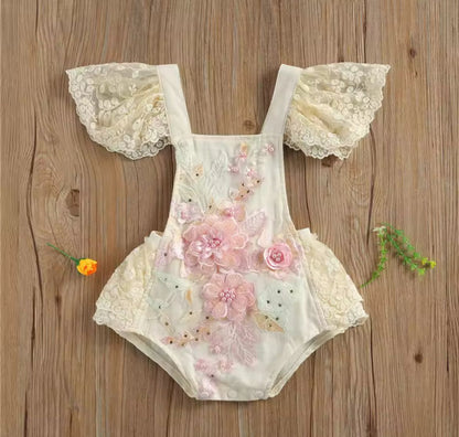 Asoleador Flores Bordado