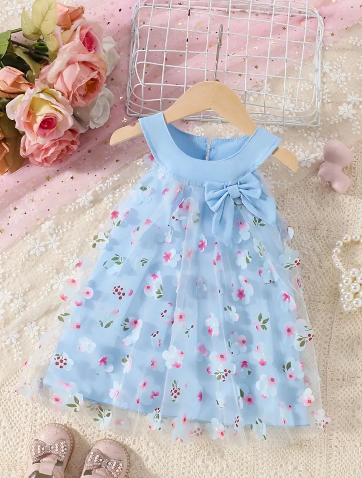 Vestido Bata Flores