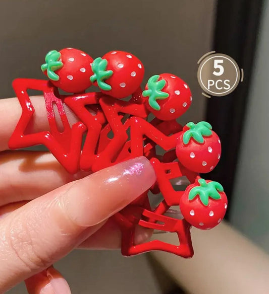 Set x5 Pinzas Fresita